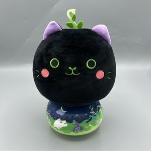 Mewaii 7.5" Mushroom Plush, Cuddle Cat Plush Pillow Stuffed Animal